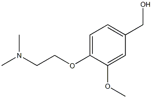 {4-[2-(dimethylamino)ethoxy]-3-methoxyphenyl}methanol 구조식 이미지