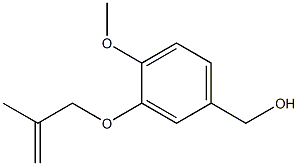 {4-methoxy-3-[(2-methylprop-2-en-1-yl)oxy]phenyl}methanol 구조식 이미지