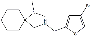 1-({[(4-bromothiophen-2-yl)methyl]amino}methyl)-N,N-dimethylcyclohexan-1-amine Structure