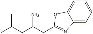 1-(1,3-benzoxazol-2-yl)-4-methylpentan-2-amine Structure