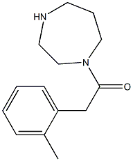 1-(1,4-diazepan-1-yl)-2-(2-methylphenyl)ethan-1-one Structure