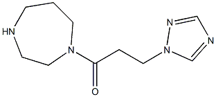 1-(1,4-diazepan-1-yl)-3-(1H-1,2,4-triazol-1-yl)propan-1-one Structure