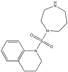 1-(1,4-diazepane-1-sulfonyl)-1,2,3,4-tetrahydroquinoline 구조식 이미지