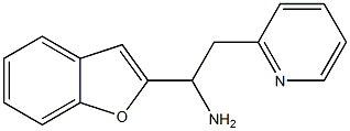 1-(1-benzofuran-2-yl)-2-(pyridin-2-yl)ethan-1-amine Structure