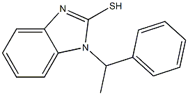 1-(1-phenylethyl)-1H-1,3-benzodiazole-2-thiol Structure