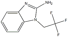 1-(2,2,2-trifluoroethyl)-1H-1,3-benzodiazol-2-amine 구조식 이미지