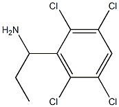 1-(2,3,5,6-tetrachlorophenyl)propan-1-amine 구조식 이미지