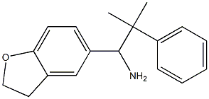 1-(2,3-dihydro-1-benzofuran-5-yl)-2-methyl-2-phenylpropan-1-amine Structure