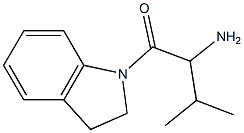 1-(2,3-dihydro-1H-indol-1-yl)-3-methyl-1-oxobutan-2-amine Structure