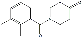 1-(2,3-dimethylbenzoyl)piperidin-4-one Structure