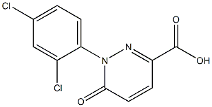 1-(2,4-dichlorophenyl)-6-oxo-1,6-dihydropyridazine-3-carboxylic acid 구조식 이미지