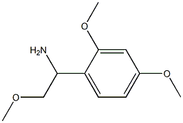 1-(2,4-dimethoxyphenyl)-2-methoxyethanamine 구조식 이미지