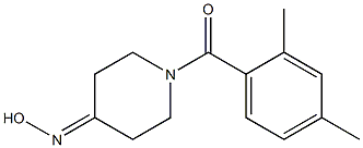 1-(2,4-dimethylbenzoyl)piperidin-4-one oxime Structure