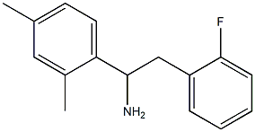 1-(2,4-dimethylphenyl)-2-(2-fluorophenyl)ethan-1-amine 구조식 이미지