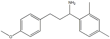 1-(2,4-dimethylphenyl)-3-(4-methoxyphenyl)propan-1-amine Structure