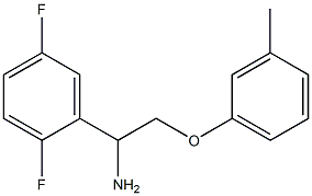 1-(2,5-difluorophenyl)-2-(3-methylphenoxy)ethanamine Structure