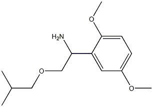 1-(2,5-dimethoxyphenyl)-2-(2-methylpropoxy)ethan-1-amine Structure