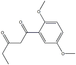 1-(2,5-dimethoxyphenyl)pentane-1,3-dione Structure