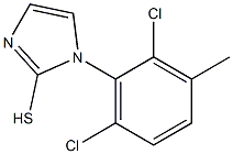 1-(2,6-dichloro-3-methylphenyl)-1H-imidazole-2-thiol 구조식 이미지