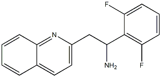 1-(2,6-difluorophenyl)-2-(quinolin-2-yl)ethan-1-amine 구조식 이미지