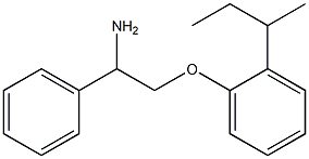 1-(2-amino-2-phenylethoxy)-2-(butan-2-yl)benzene Structure