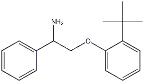 1-(2-amino-2-phenylethoxy)-2-tert-butylbenzene 구조식 이미지