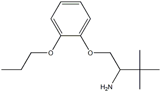 1-(2-amino-3,3-dimethylbutoxy)-2-propoxybenzene 구조식 이미지