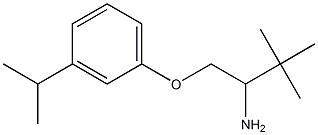 1-(2-amino-3,3-dimethylbutoxy)-3-(propan-2-yl)benzene Structure