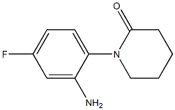 1-(2-amino-4-fluorophenyl)piperidin-2-one 구조식 이미지