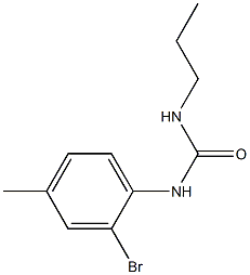 1-(2-bromo-4-methylphenyl)-3-propylurea Structure