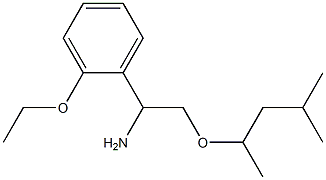 1-(2-ethoxyphenyl)-2-[(4-methylpentan-2-yl)oxy]ethan-1-amine 구조식 이미지