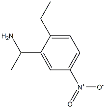 1-(2-ethyl-5-nitrophenyl)ethan-1-amine Structure
