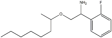 1-(2-fluorophenyl)-2-(octan-2-yloxy)ethan-1-amine 구조식 이미지