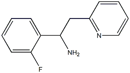 1-(2-fluorophenyl)-2-(pyridin-2-yl)ethan-1-amine 구조식 이미지