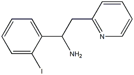 1-(2-iodophenyl)-2-(pyridin-2-yl)ethan-1-amine 구조식 이미지