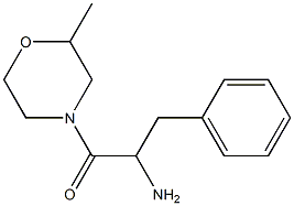 1-(2-methylmorpholin-4-yl)-1-oxo-3-phenylpropan-2-amine Structure