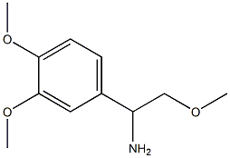 1-(3,4-dimethoxyphenyl)-2-methoxyethanamine Structure