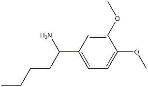 1-(3,4-dimethoxyphenyl)pentan-1-amine 구조식 이미지