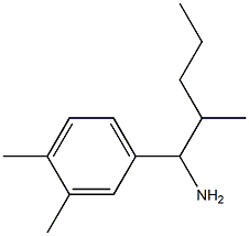1-(3,4-dimethylphenyl)-2-methylpentan-1-amine 구조식 이미지