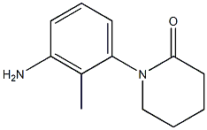 1-(3-amino-2-methylphenyl)piperidin-2-one 구조식 이미지