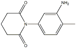 1-(3-amino-4-methylphenyl)piperidine-2,6-dione Structure