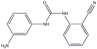 1-(3-aminophenyl)-3-(2-cyanophenyl)urea Structure