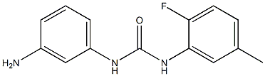 1-(3-aminophenyl)-3-(2-fluoro-5-methylphenyl)urea 구조식 이미지