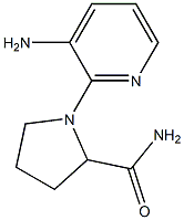 1-(3-aminopyridin-2-yl)pyrrolidine-2-carboxamide Structure