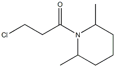 1-(3-chloropropanoyl)-2,6-dimethylpiperidine 구조식 이미지