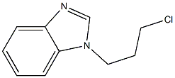 1-(3-chloropropyl)-1H-benzimidazole 구조식 이미지