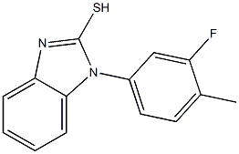 1-(3-fluoro-4-methylphenyl)-1H-1,3-benzodiazole-2-thiol Structure