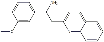 1-(3-methoxyphenyl)-2-(quinolin-2-yl)ethan-1-amine Structure