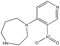 1-(3-nitropyridin-4-yl)-1,4-diazepane Structure