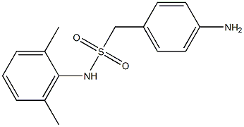 1-(4-aminophenyl)-N-(2,6-dimethylphenyl)methanesulfonamide 구조식 이미지